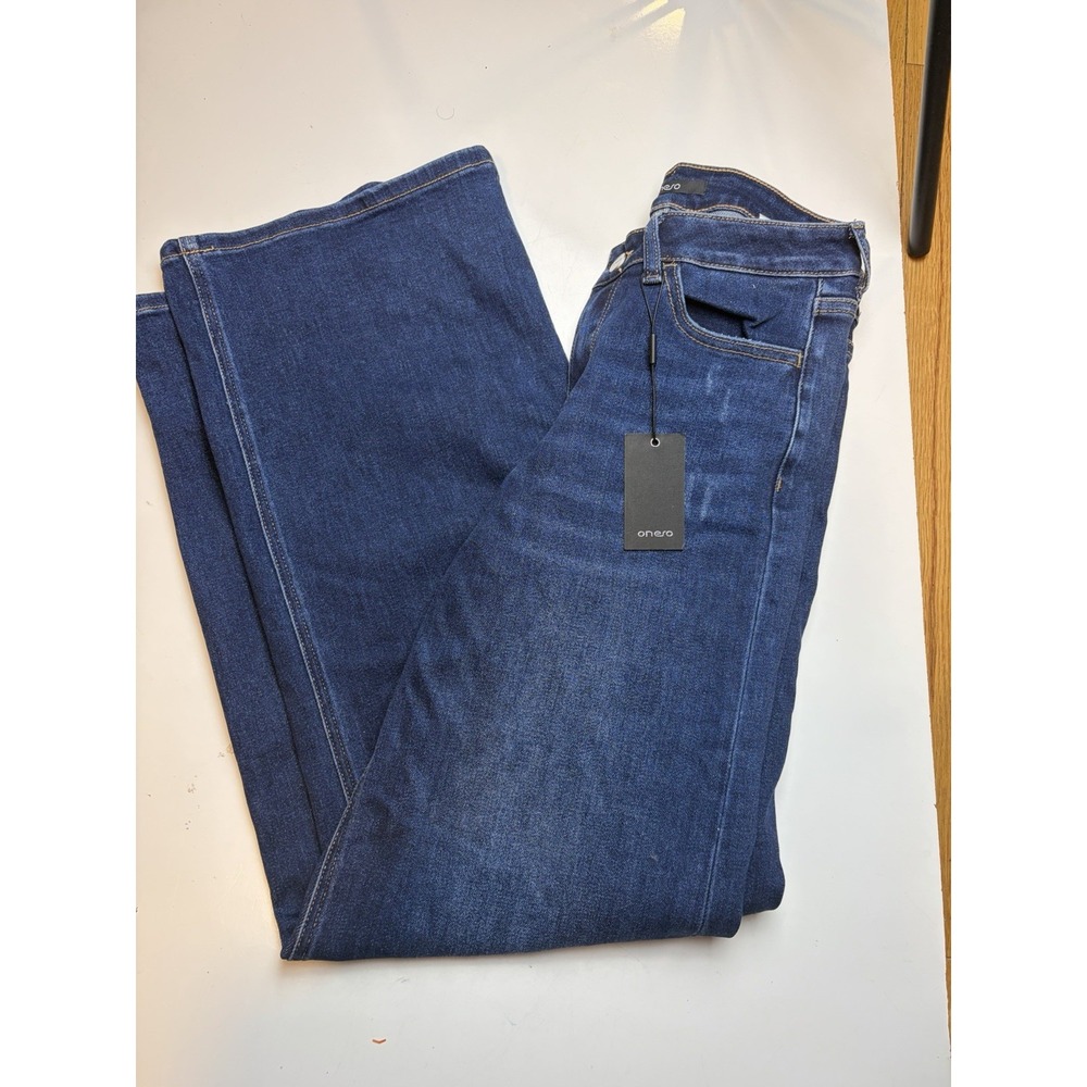 Oneso Mid Rise Wide Leg Jeans Sz 27 NWT